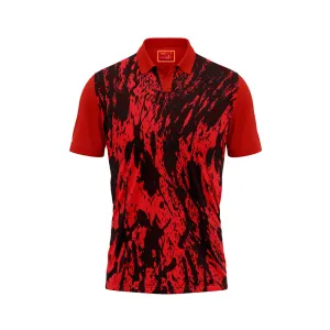 Red Polo Neck Half Sleeve T Shirt Nextprint H16